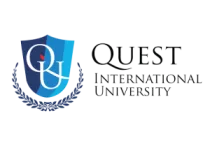 Quest International University (QIU) شعار